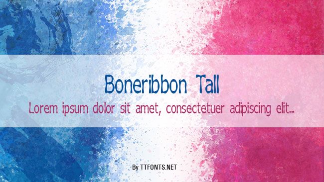 Boneribbon Tall example