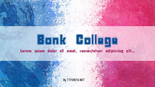 Bonk College example