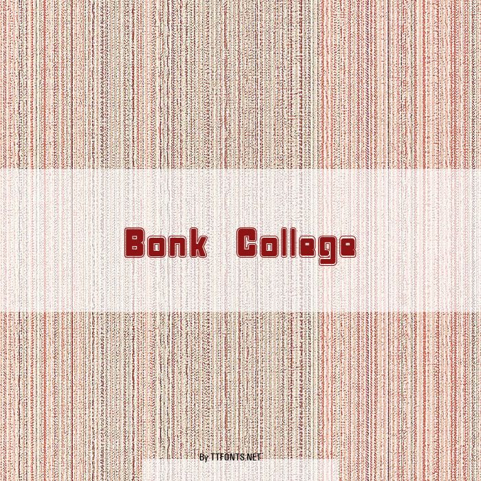 Bonk College example