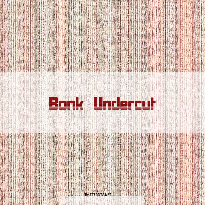 Bonk Undercut example