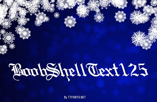BoobShellText125 example