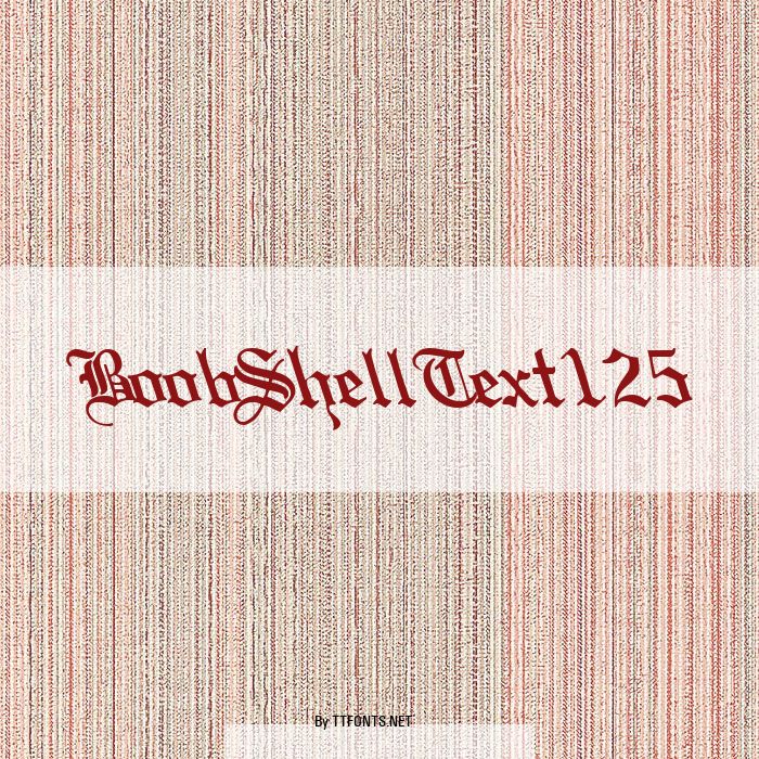 BoobShellText125 example