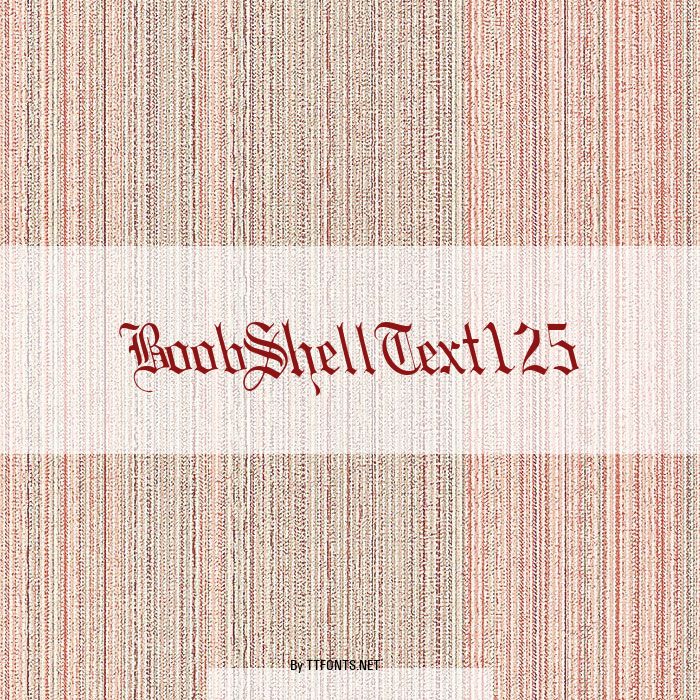BoobShellText125 example