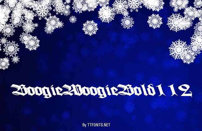 BoogieWoogieBold112 example