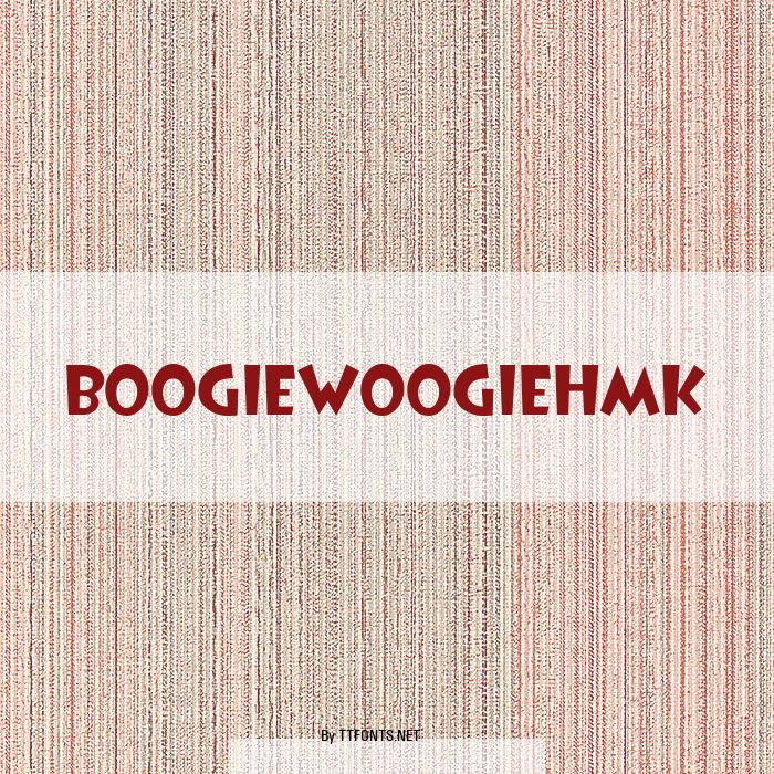 BoogieWoogieHmk example