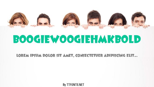 BoogieWoogieHmkBold example