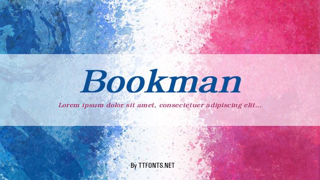 Bookman example