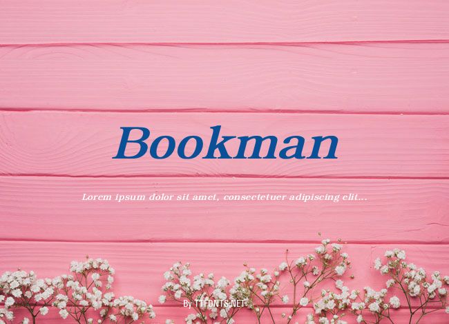 Bookman example