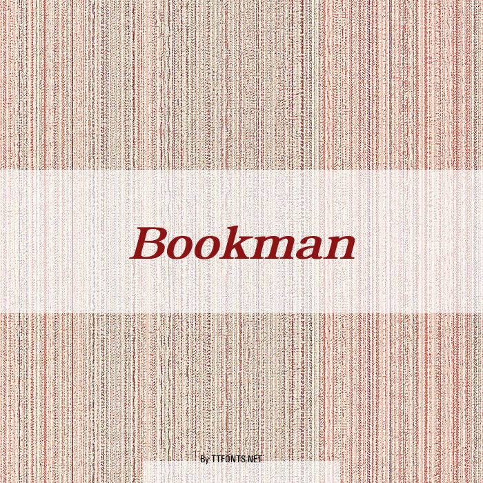 Bookman example