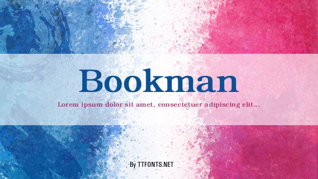 Bookman example