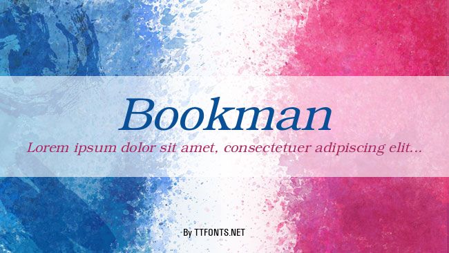 Bookman example