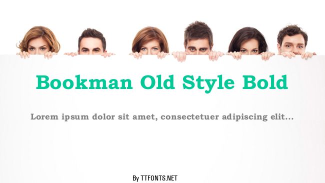 Bookman Old Style Bold example