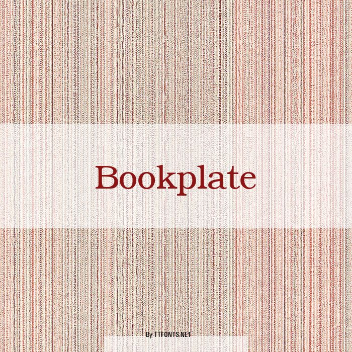 Bookplate example