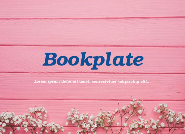 Bookplate example