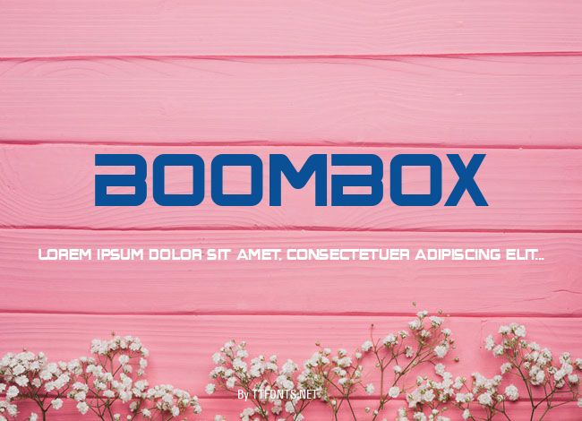 BoomBox example