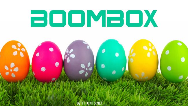 BoomBox example