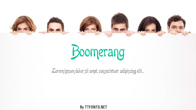 Boomerang example