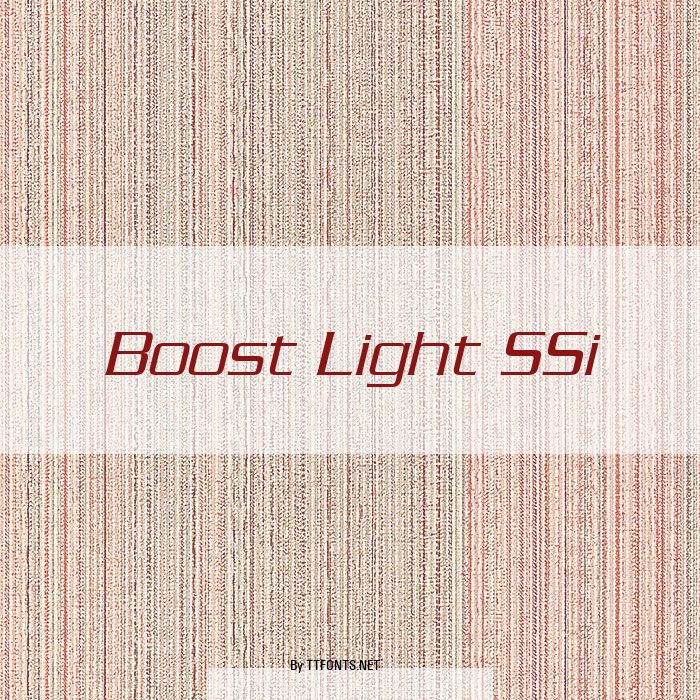 Boost Light SSi example