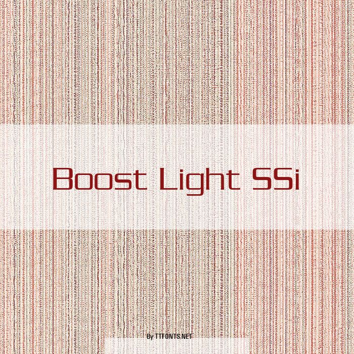 Boost Light SSi example