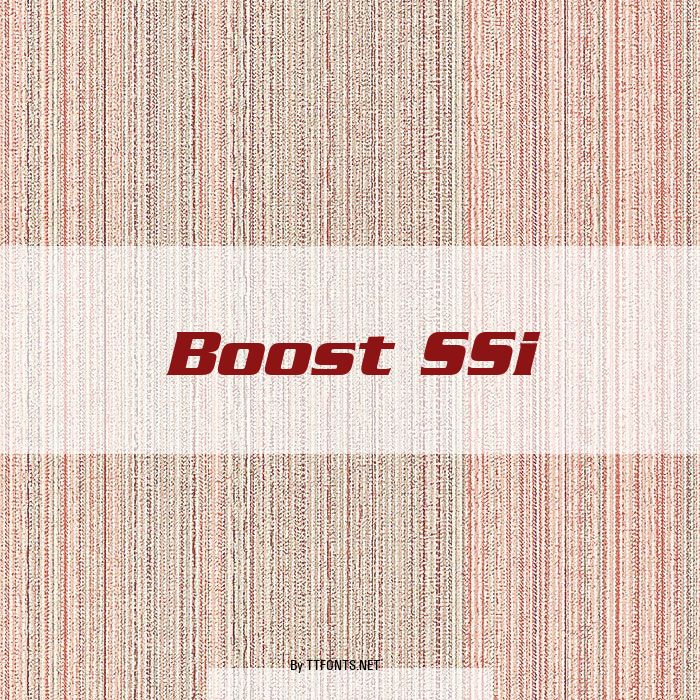 Boost SSi example