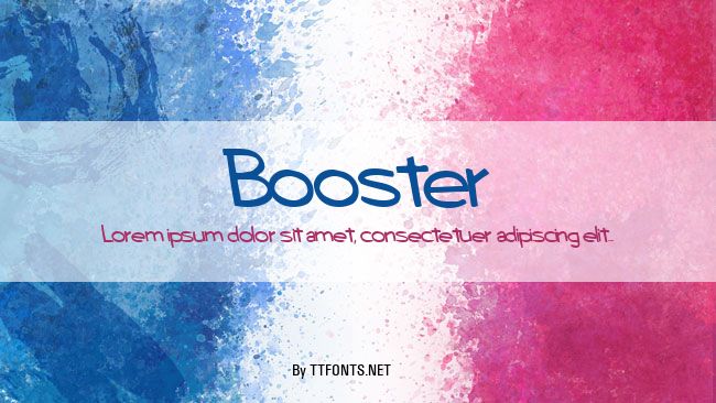 Booster example