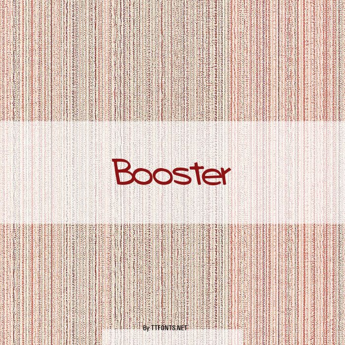 Booster example