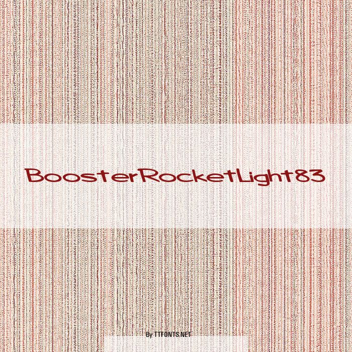 BoosterRocketLight83 example