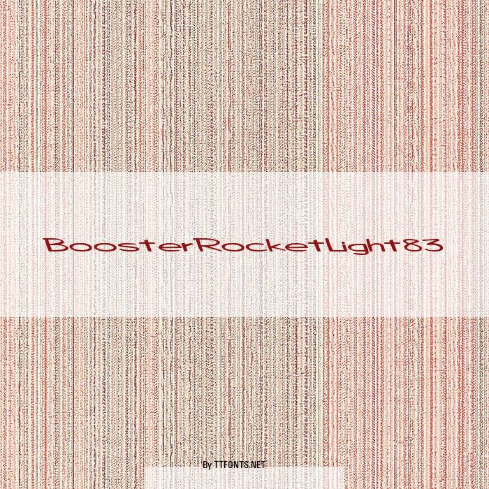 BoosterRocketLight83 example