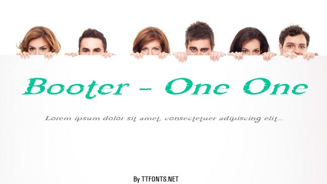 Booter - One One example