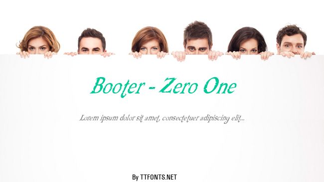 Booter - Zero One example