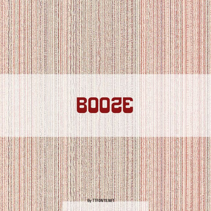 Booze example