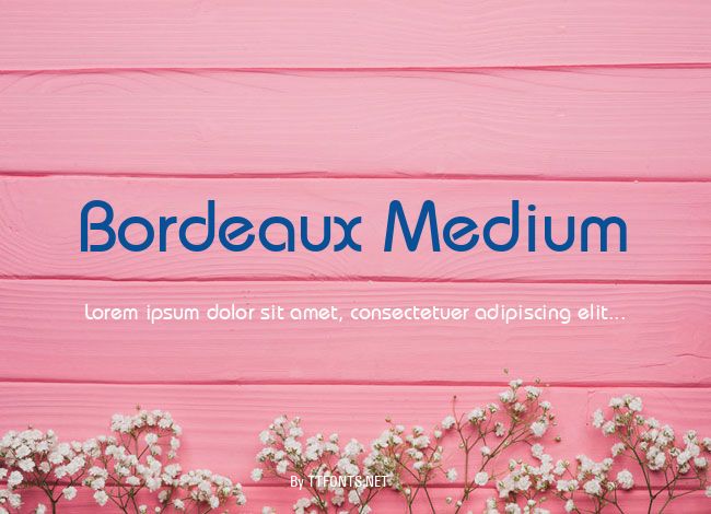 Bordeaux Medium example