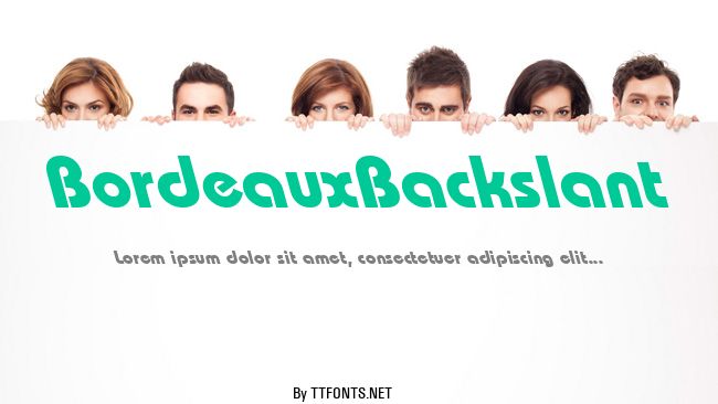 BordeauxBackslant example