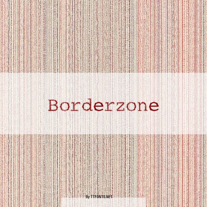 Borderzone example