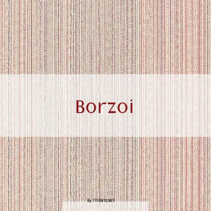 Borzoi example