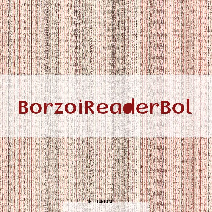 BorzoiReaderBol example