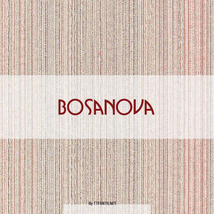 Bosanova example