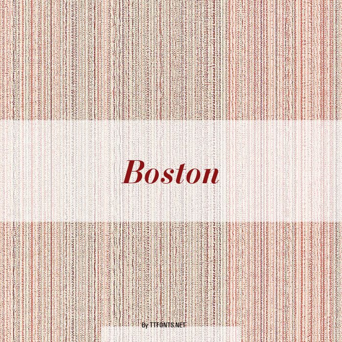 Boston example