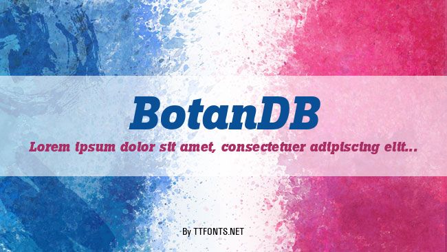 BotanDB example