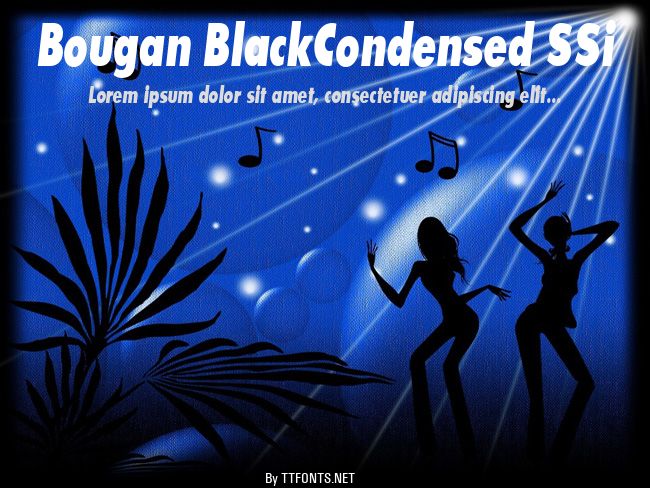 Bougan BlackCondensed SSi example