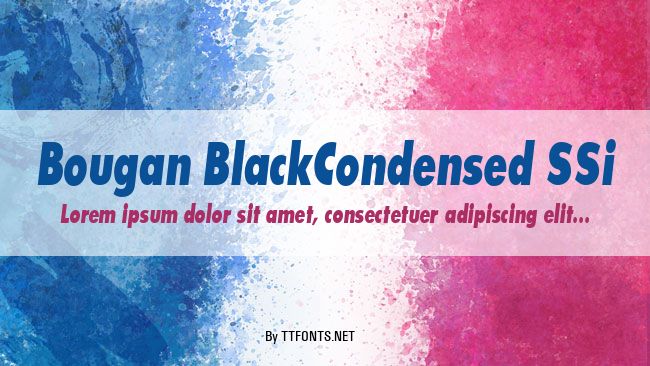 Bougan BlackCondensed SSi example