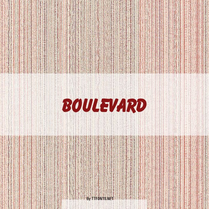 Boulevard example