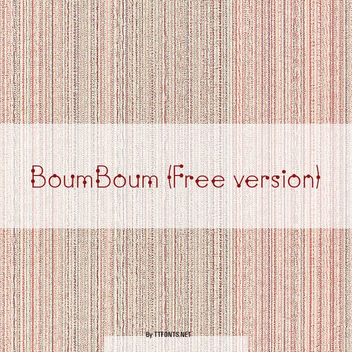 BoumBoum (Free version) example