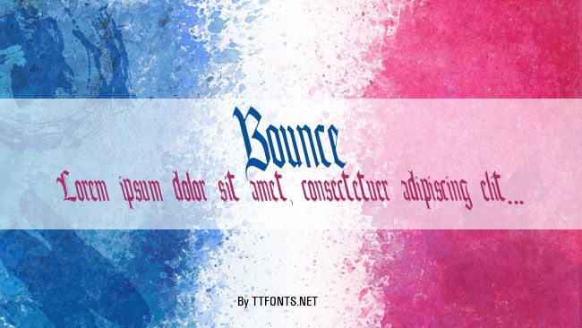 Bounce example
