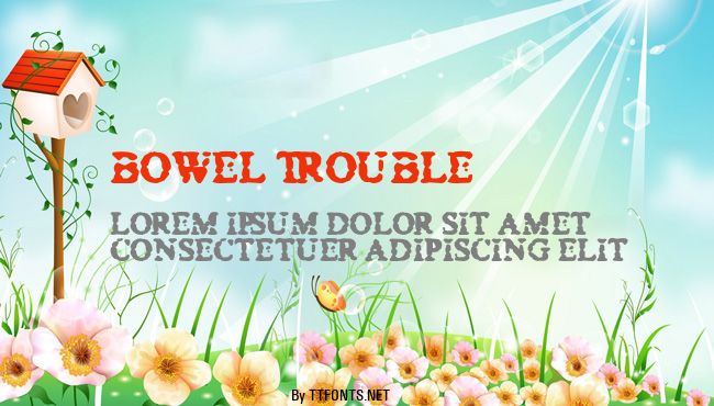 Bowel Trouble example