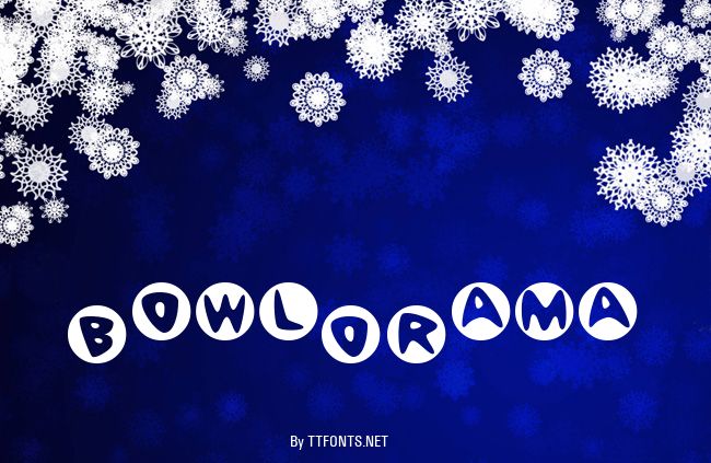 BowlORama example