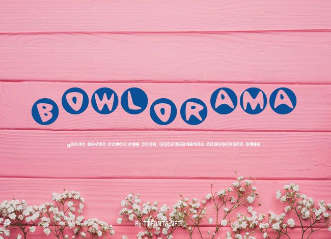 BowlORama example