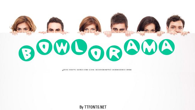 BowlORama example