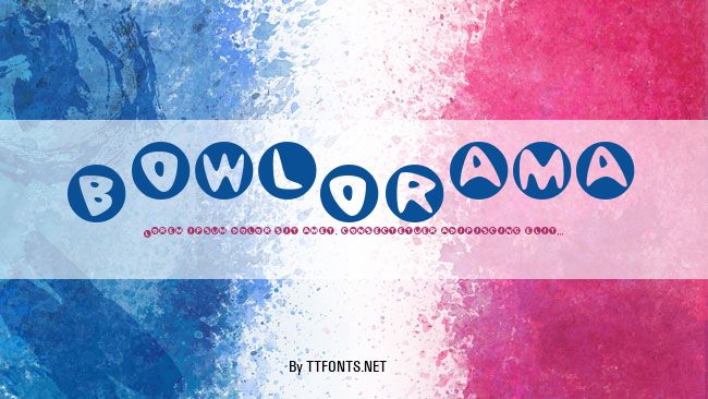 BowlORama example