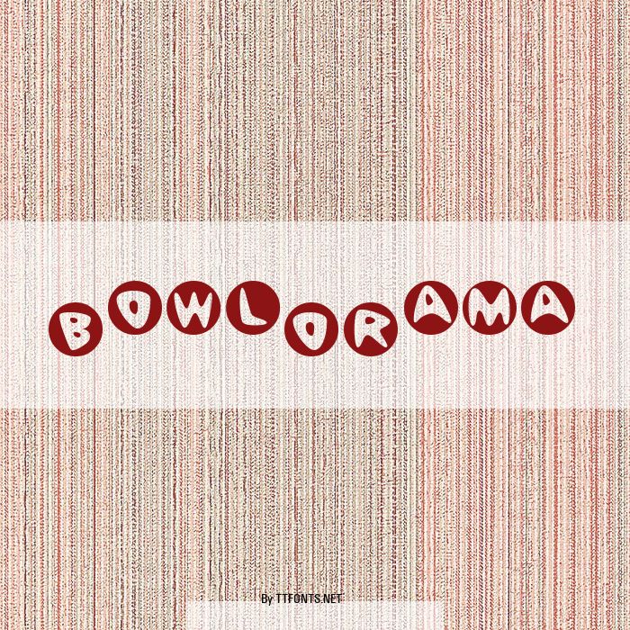 BowlORama example